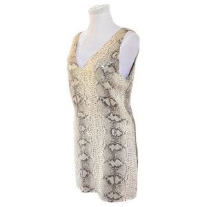 Parker Snake Print Sequin Dress